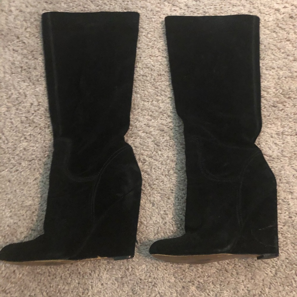 ALDO Black Suede Boots